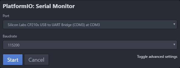 serial monitor